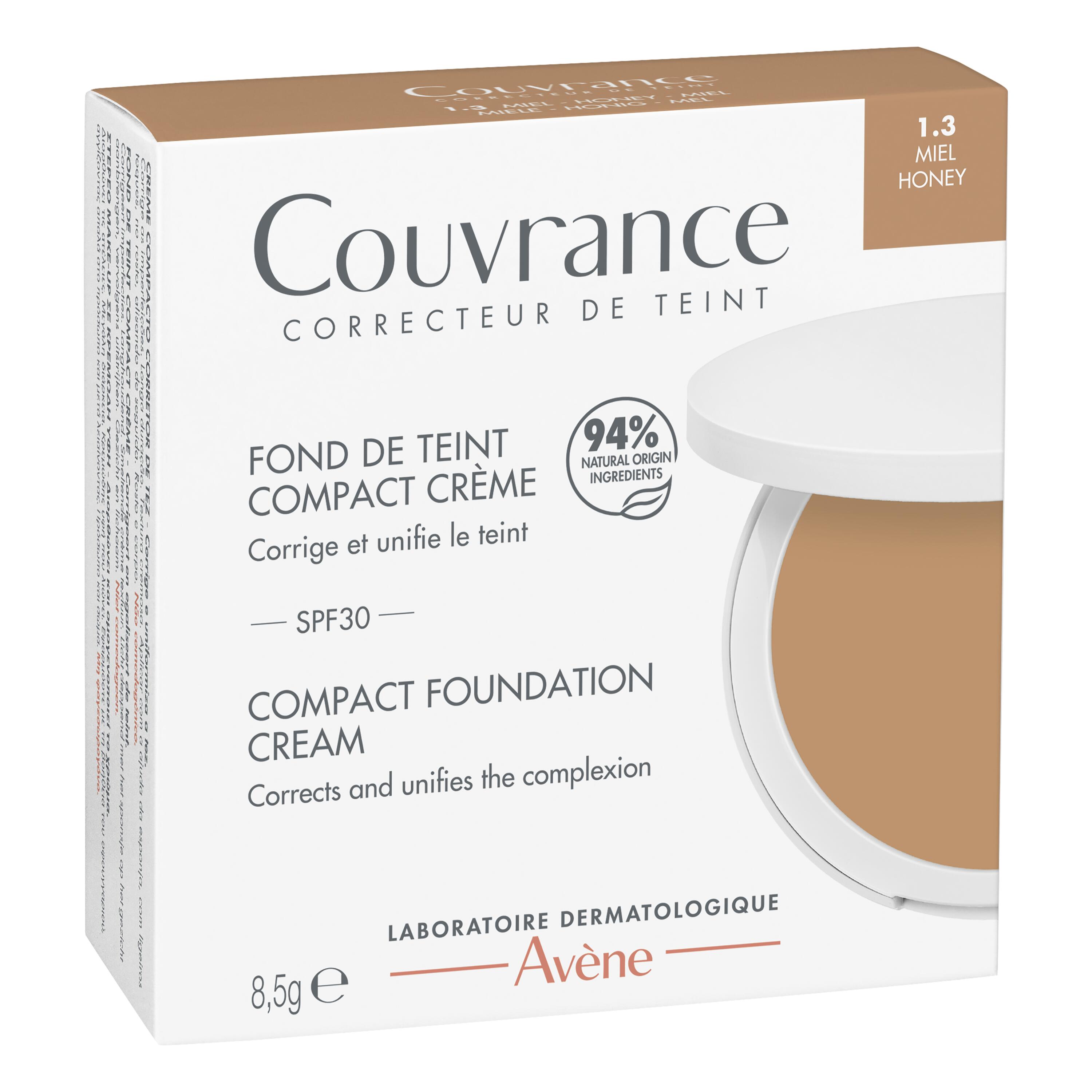Avène Couvrance - Crema Compatta Colorata N. 1.3 Miele