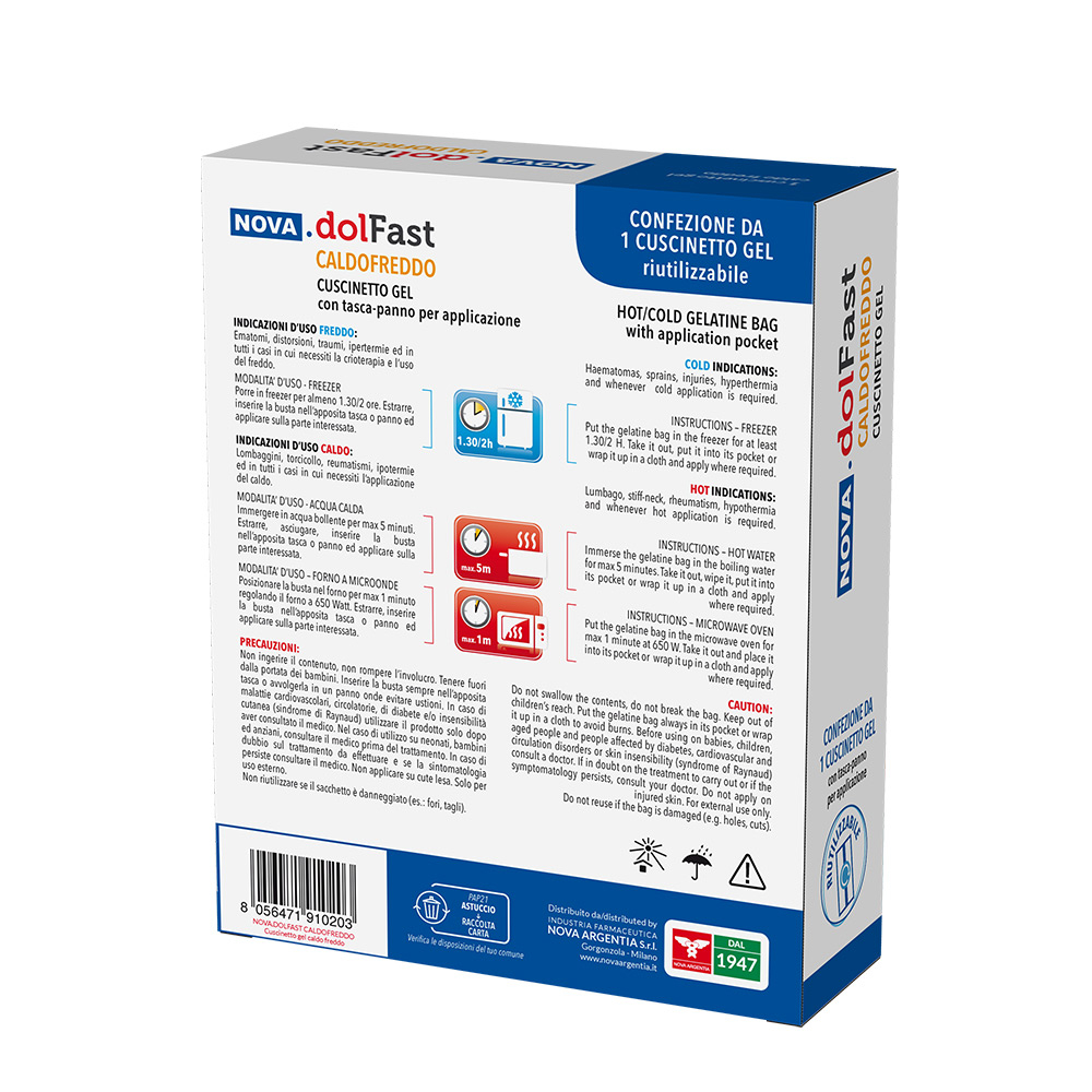 Nova Caldo Freddo Cuscinetto Gel 1 Pezzo