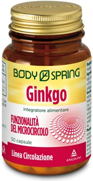 Body Spring Ginkgo Integratore Microcircolo 50 Capsule