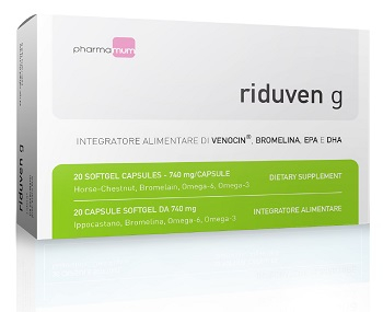 Riduven G integratore alimentare utile per il drenaggio e per il microcircolo 20 capsule