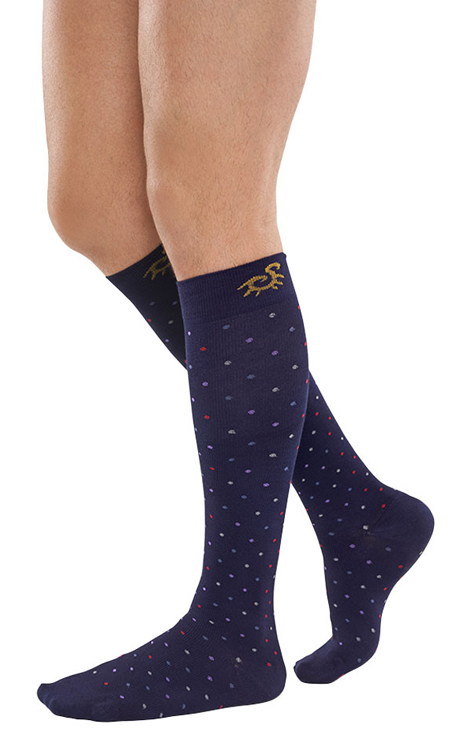 SOCKS FY Bamboo Pois Blu 1-S