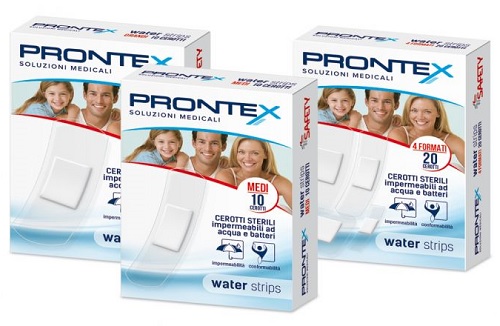 Safety Prontex Water Strips Cerotti Impermeabili 20 Pezzi