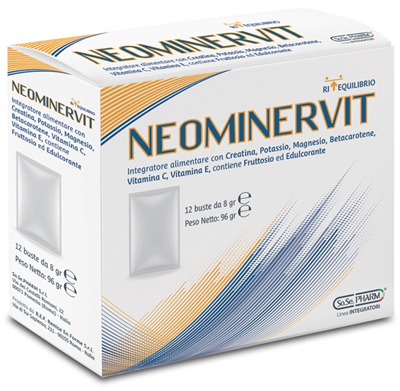 Neominervit Integratore Alimentare 12 Bustine x8g