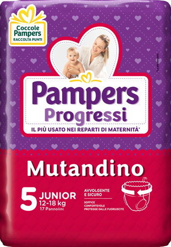 Pampers Progressi Mutandino Taglia 5 ( 12-18 kg )