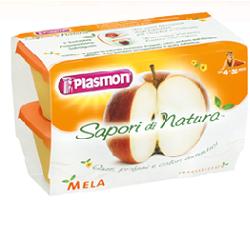 Plasmon Omogeneizzati Di Frutta Sapori Di Natura Alla Mela 4x100 g +4m