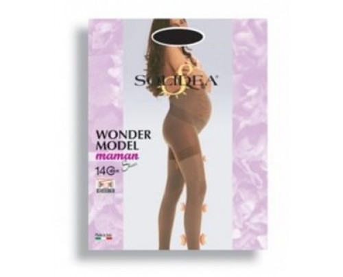 Solidea Wonder Model Maman Sheer 140 DEN Collant Compressivo Colore Nero Taglia L