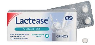 Lactease Integratore Alimentare Intolleranza Al Lattosio 30 Compresse Masticabili
