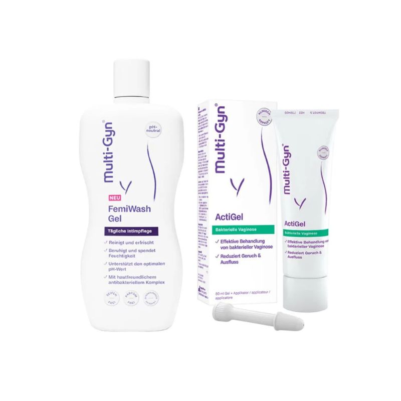 Multi-Gyn  FemiWash Gel Detergente Intimo 220 ml + ActiGel Per Vaginosi Batterica 50 ml
