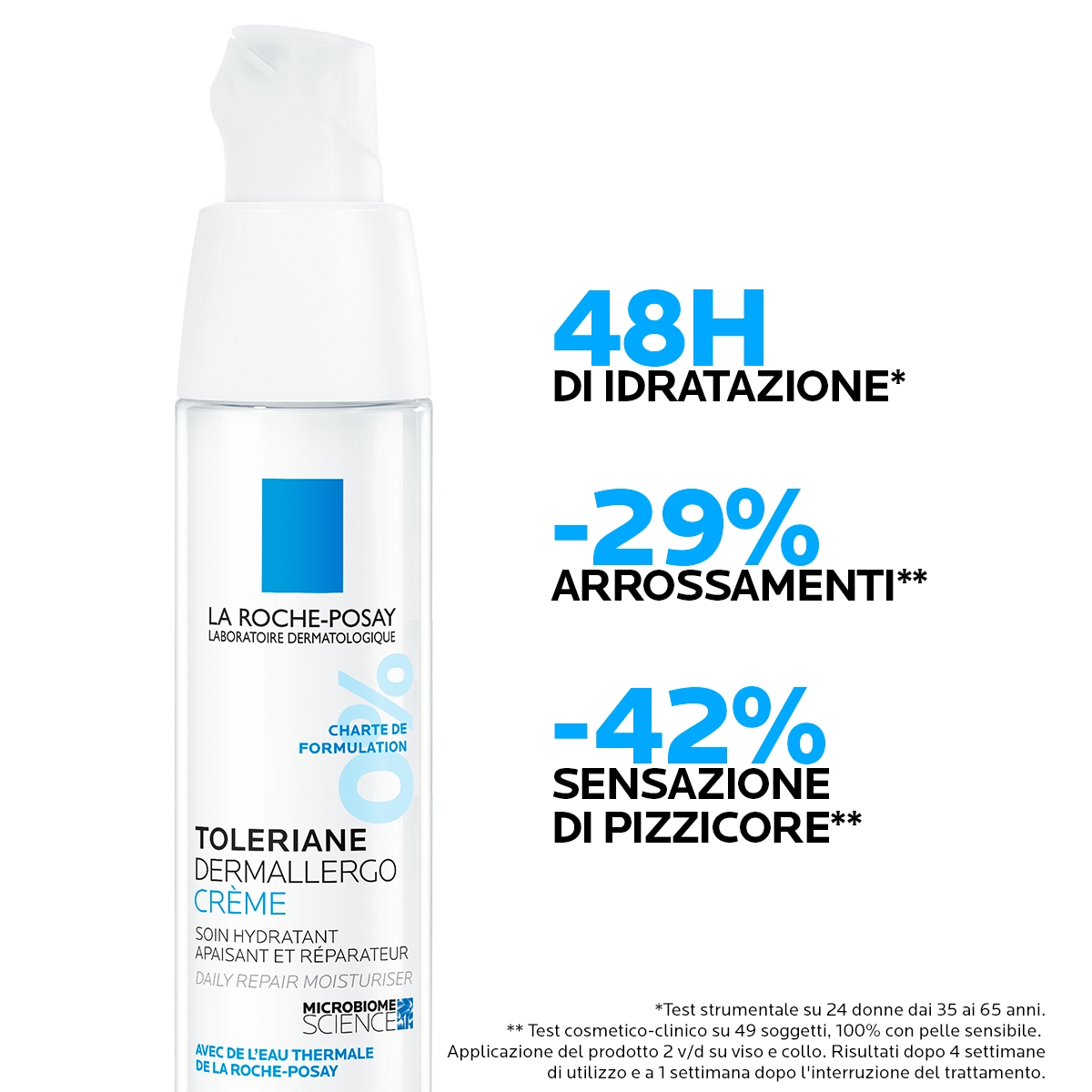 La Roche-Posay Toleriane Dermallergo Crema 40 ml - trattamento idratante per la pelle a tendenza allergica