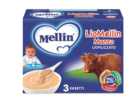 Mellin LioMellin Manzo Liofilizzato 3 x 10 g