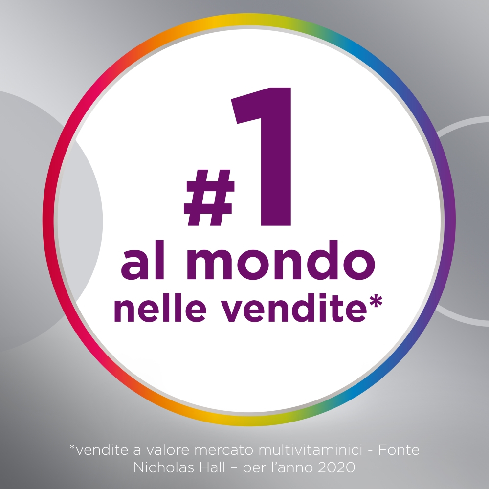 Multicentrum Donna 50+ Integratore Alimentare Multivitaminico Multiminerale Calcio Ferro Zinco 60Cpr