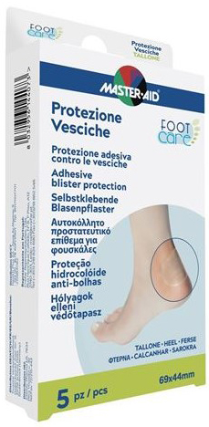 Master-Aid Foot Care Protezione Vesciche 5 pezzi 69x44mm