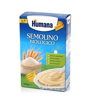 Humana Semolino Crema di Cereali Biologica 230 g