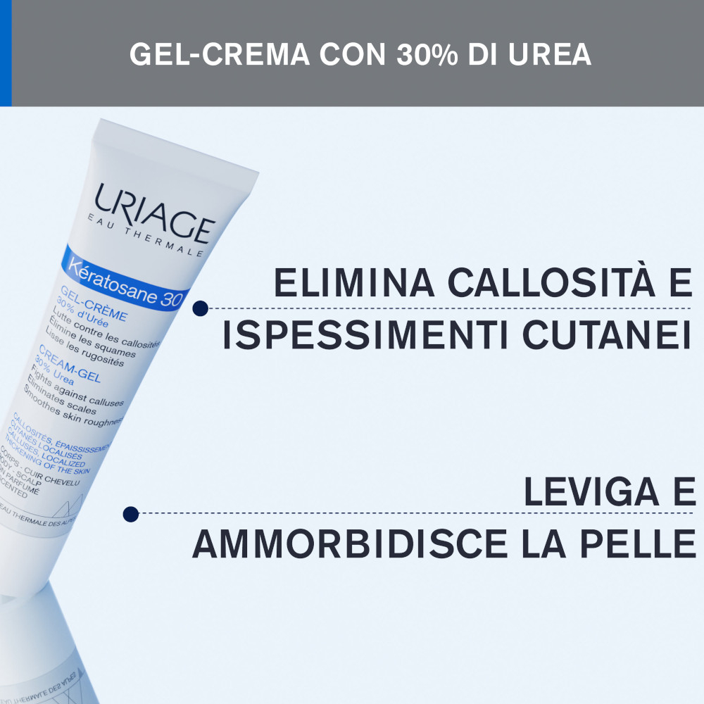 Uriage Kératosane 30 Gel Crema Cheratolitico 75 ml