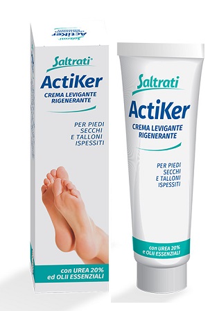 Saltrati Actiker Crema Levigante e Rigenerante Piedi Secchi 100 ml