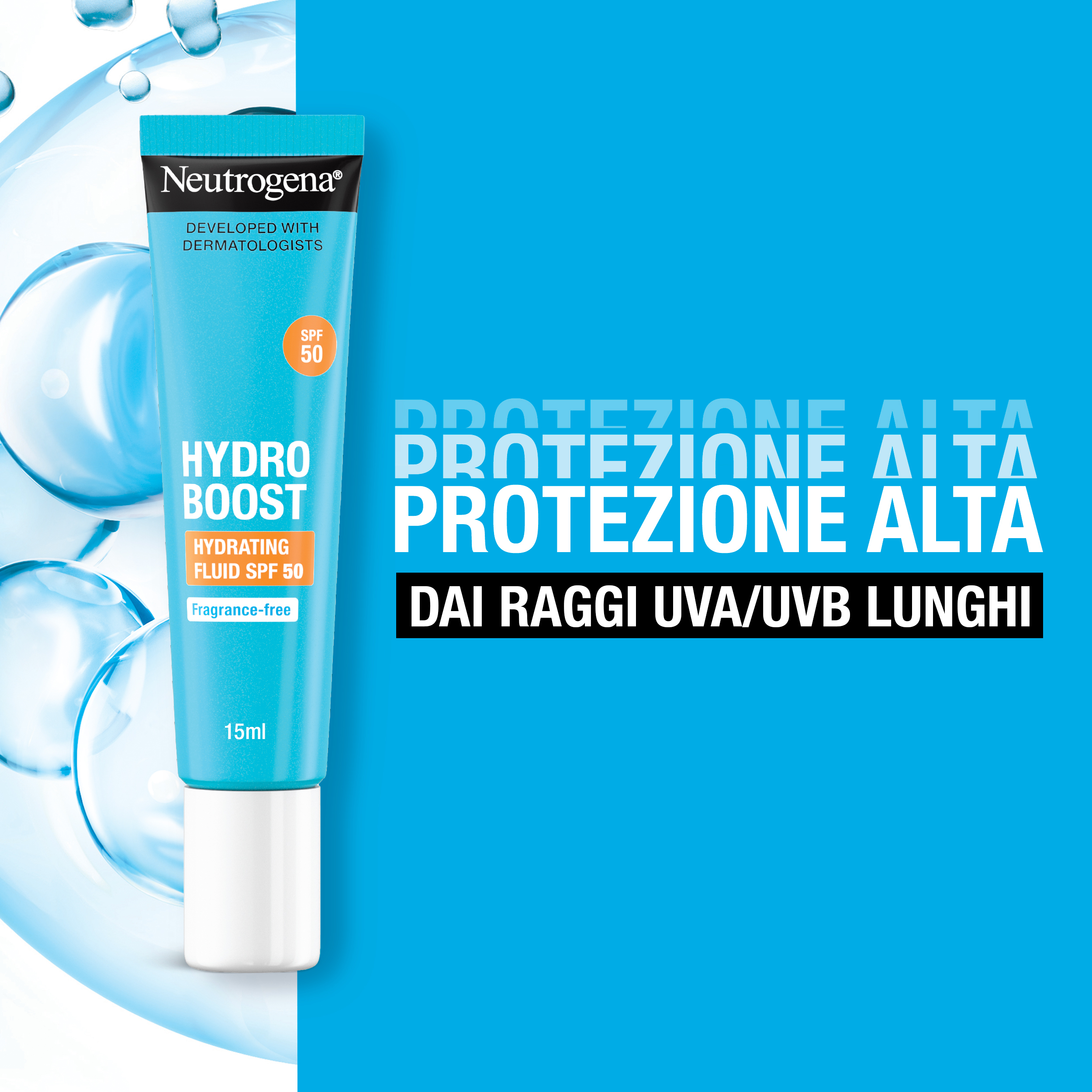 Neutrogena Duo Anti-Età e Protezione Retinol Boost Siero 30 ml +  Hydro Boost Fluido SPF50 15 ml