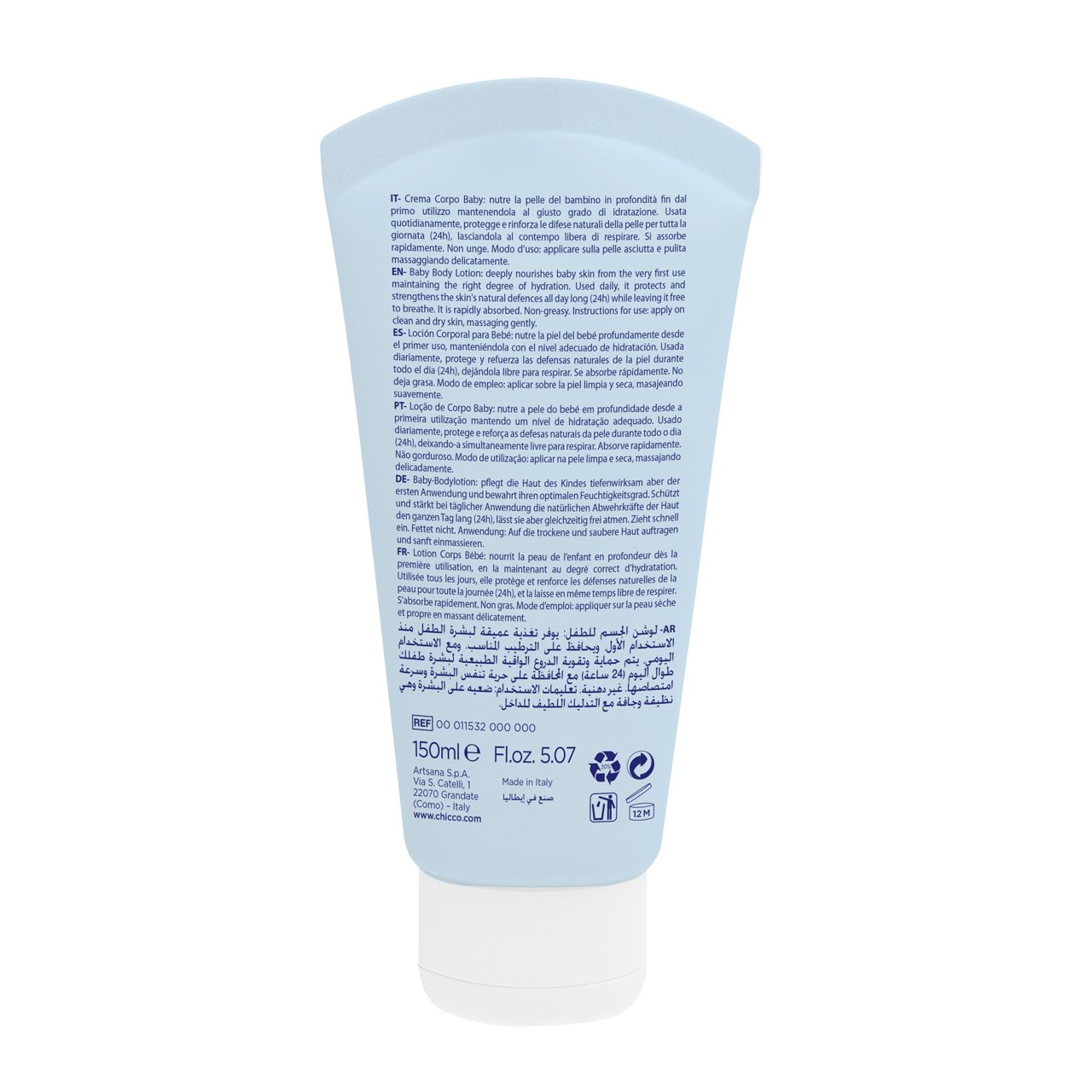 Chicco Natural Sensation Crema Corpo Idratante 150 ml