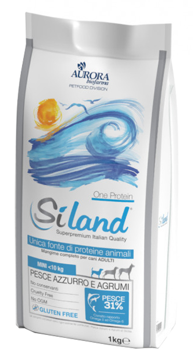 Siland Diet Adult Mini Pesce Azzurro Agrumi Alimento Cane 1 Kg