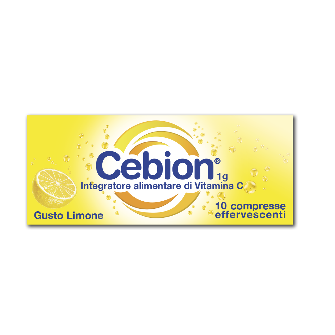Cebion Effervescente Limone Integratore Vitamina C 10 Compresse