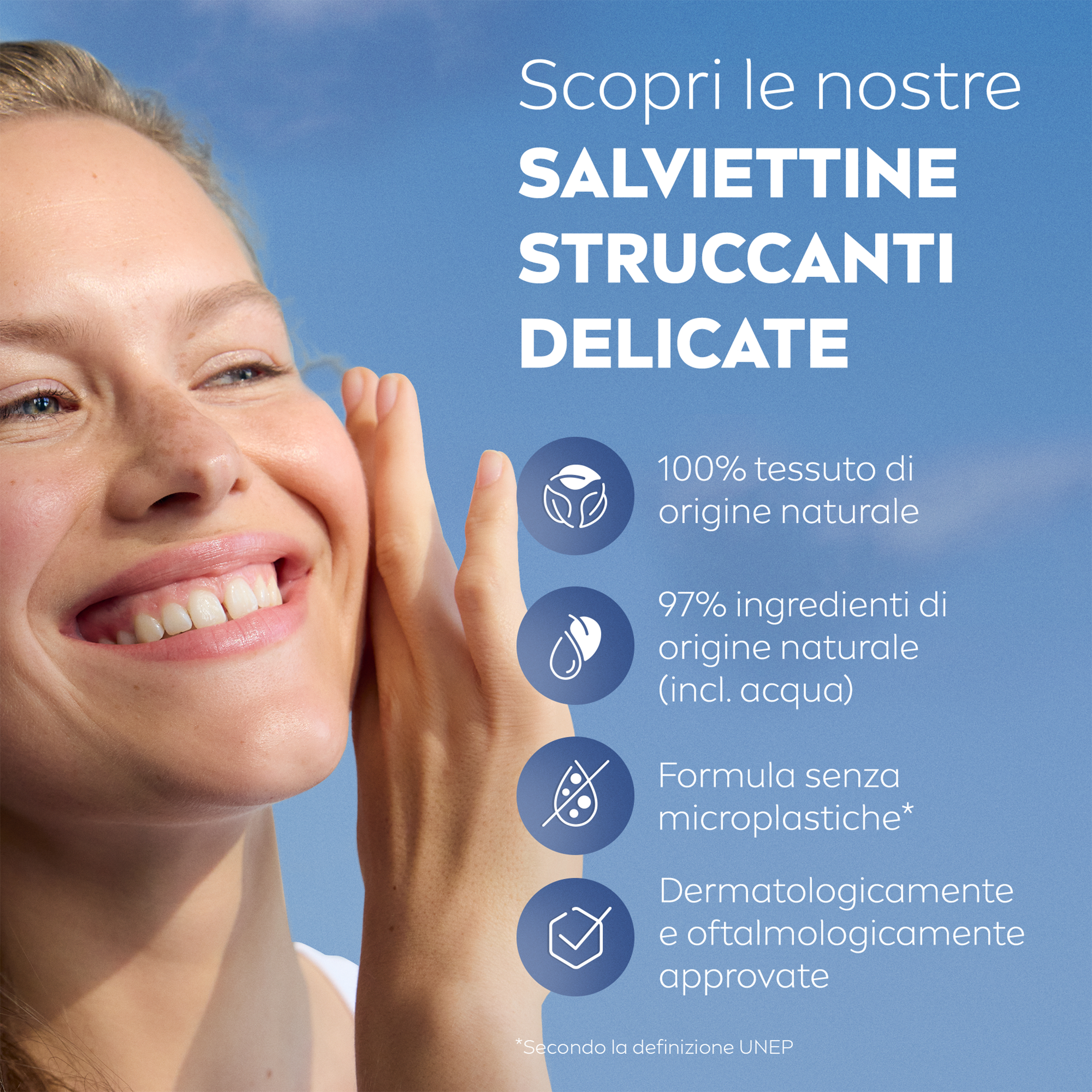 Nivea Salviettine Struccanti 3in1 Rinfrescanti 25 Pezzi, Salviette struccanti pelli normali e miste