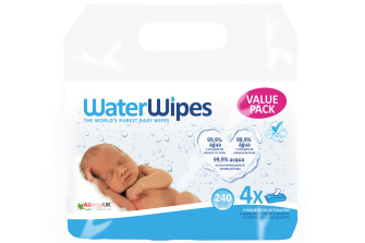 WATERWIPES BIO BABY 4 Confezioni da 60 Salviette
