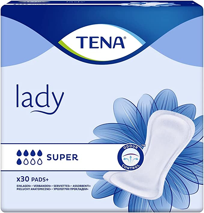 TENA Lady Super - assorbenti per la notte 30 Pezzi