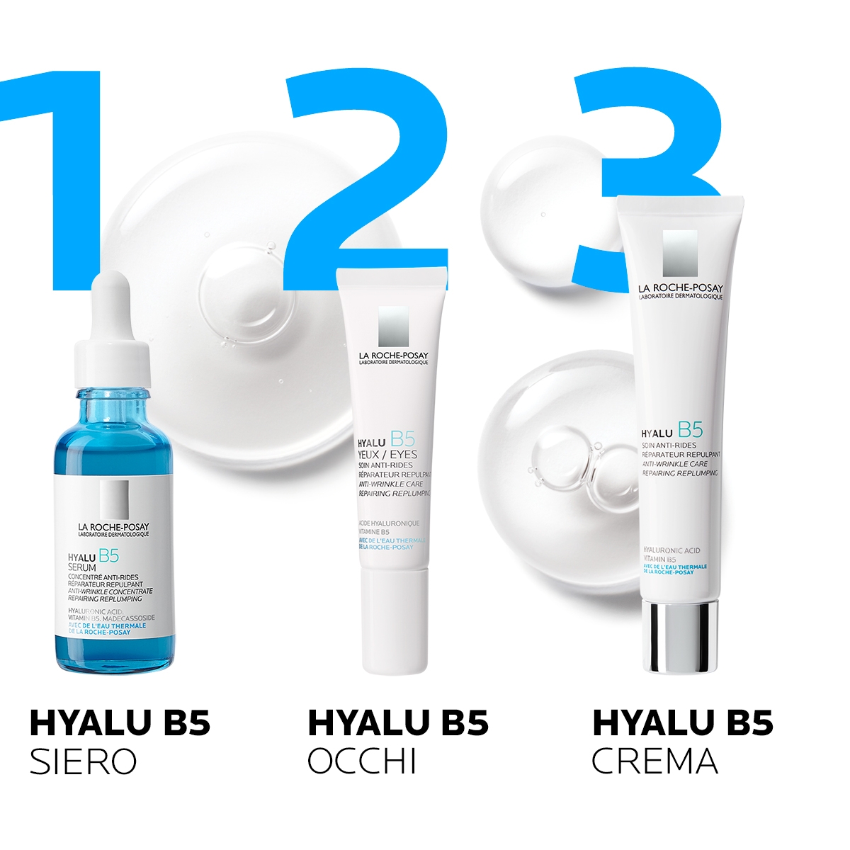 La Roche-Posay Hyalu B5 Crema 40 ml. Crema anti-rughe riparatrice rimpolpante per la pelle sensibile.
