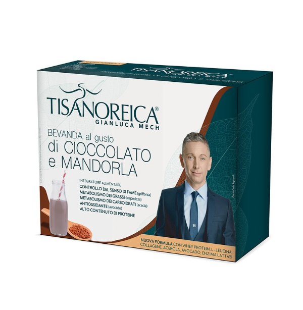 TISANOREICA BEVANDA GUSTO CIOCCOLATO MANDORLA 30G X 4
