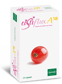 Cistiflux A18, Integratore Alimentare a Base di Estratto Concentrato di Mirtillo Rosso, Cranberry Americano, Che Favorisce la Funzionalità delle Vie Urinarie, utile in caso di cistite, 28 Bustine, Gusto Frutti di Bosco