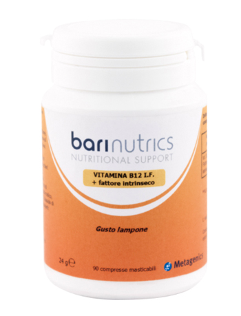 Barinutrics Vitamine B12 I.F. Integratore Gusto Lampone 90 Compresse Masticabili