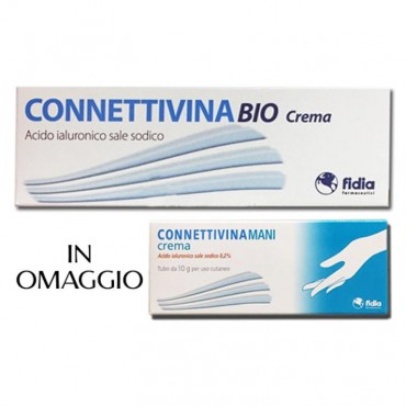 Connettivina Bio Crema 25 g + Connettivina Crema Mani 10 g in omaggio - Promo pack