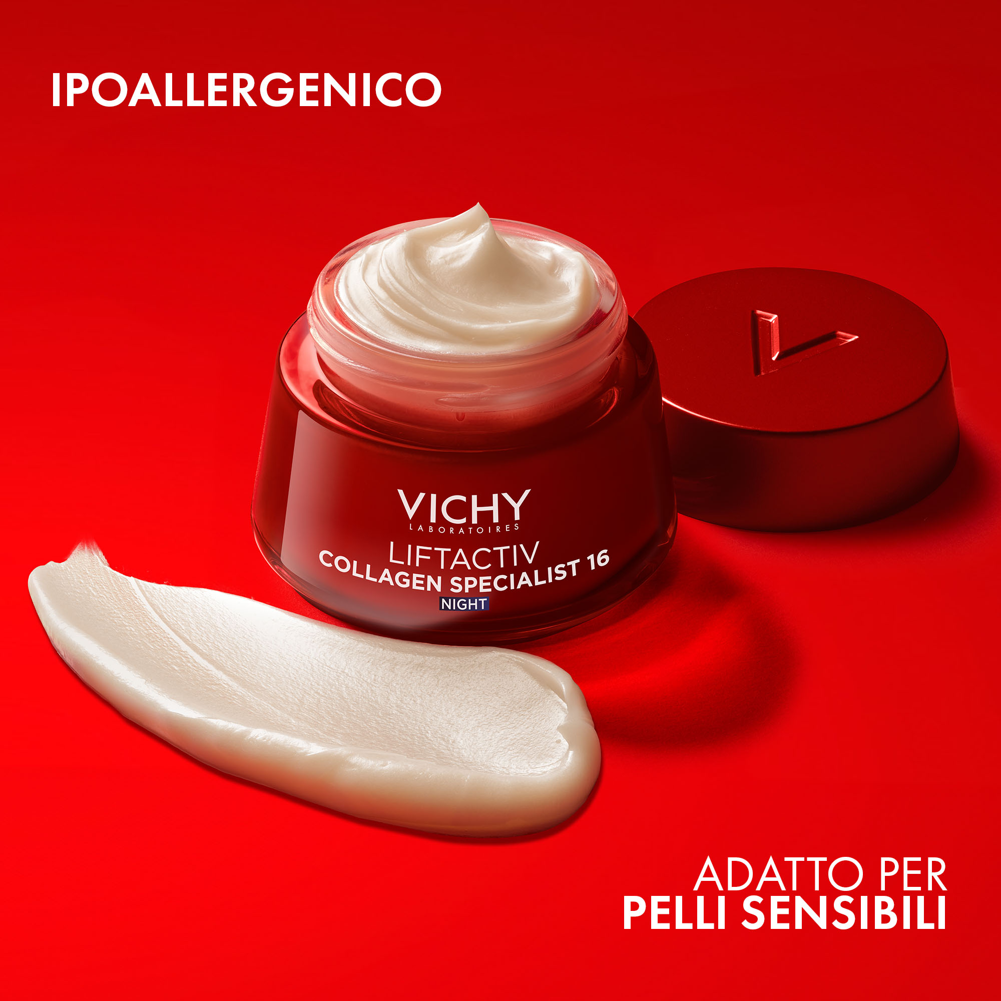 Vichy Liftactiv Collagen Specialist 16 Crema Notte: Corregge 16 segni dell'età** -  50ml