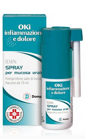 Oki Infiammazione e Dolore - Spray Orale - 15 mL