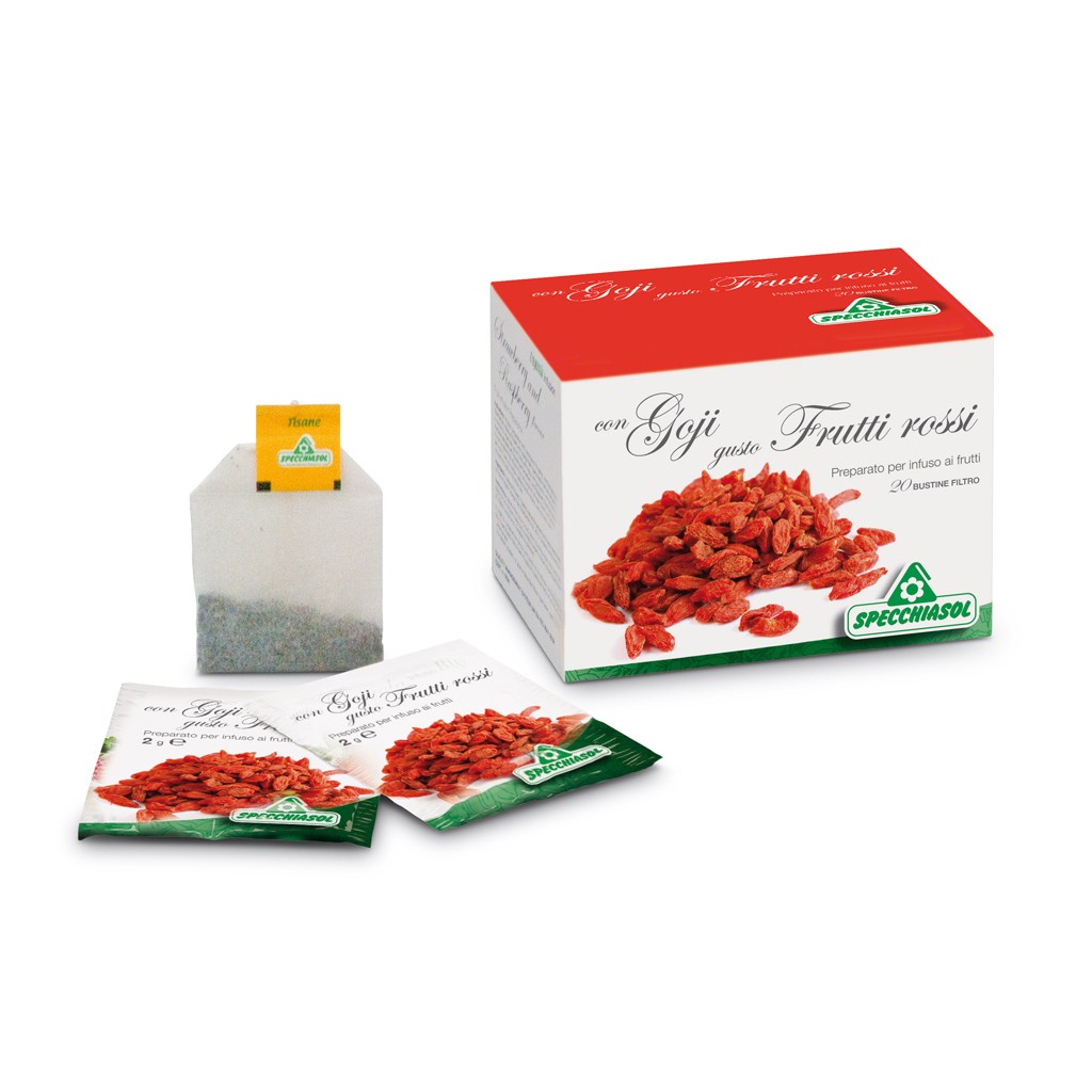 Specchiasol Infuso con Goji Gusto Frutti Rossi 20 Bustine