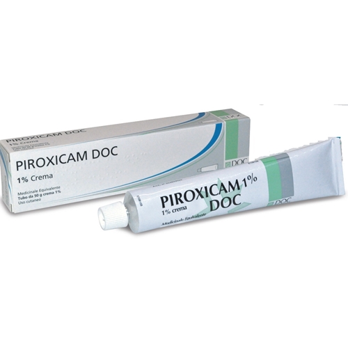Piroxicam Doc Crema 1% Antidolorifica 50 g