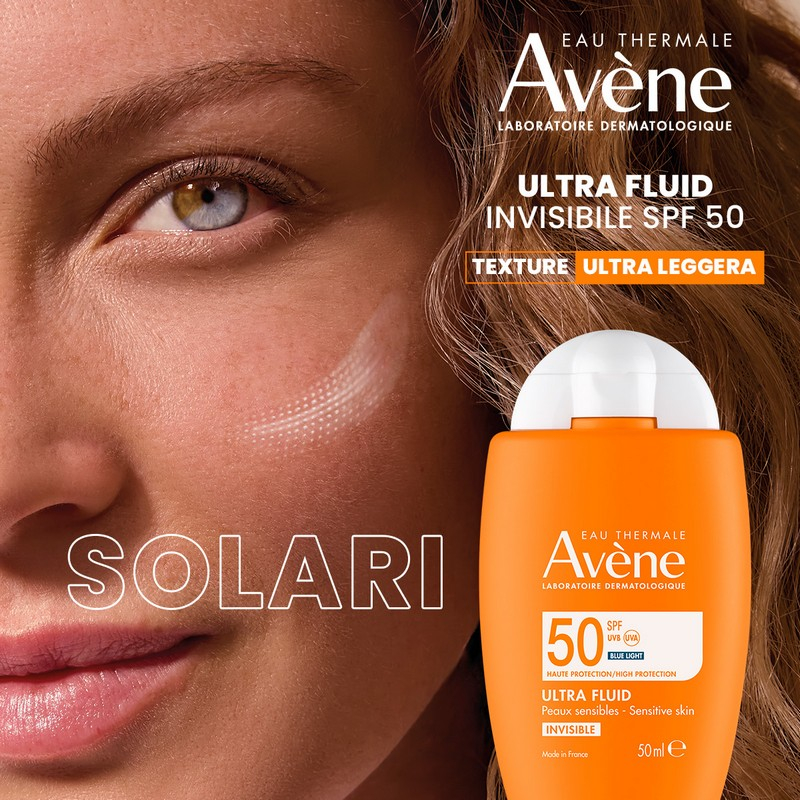 Eau Thermale Avène Ultra Fluid Invisibile Alta Protezione SPF50, 50ml 