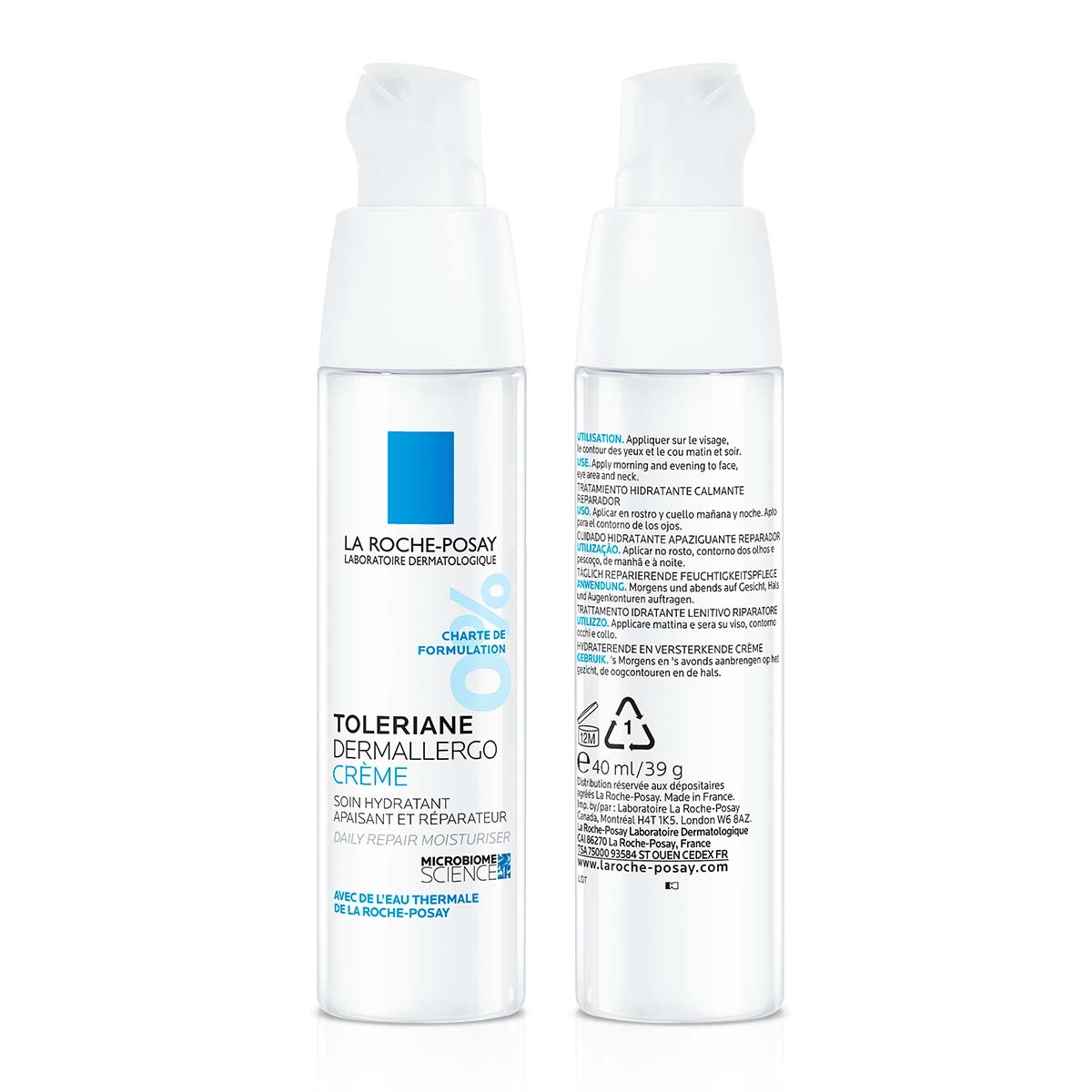 La Roche-Posay Toleriane Dermallergo Crema 40 ml - trattamento idratante per la pelle a tendenza allergica