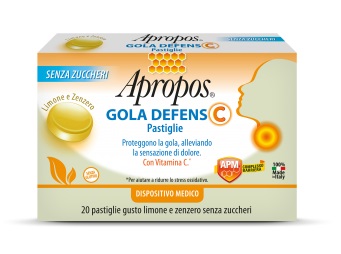 Apropos Gola Defens C Limone e Zenzero 20 pastiglie