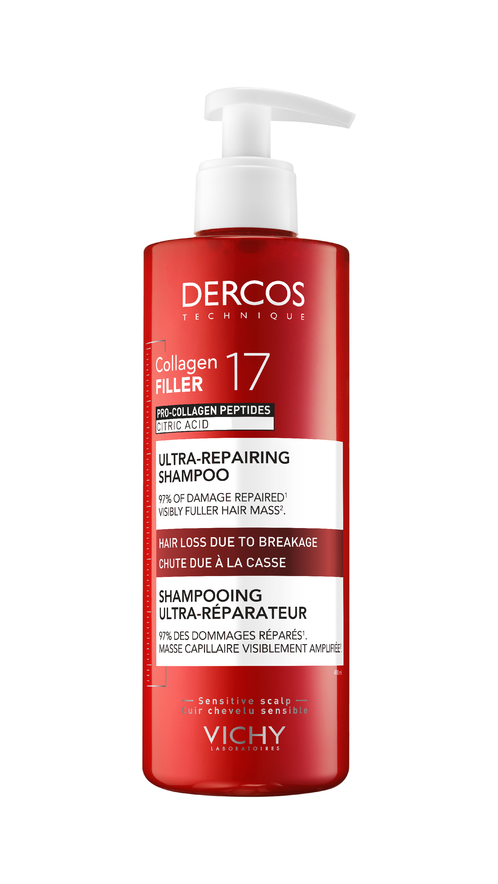 Vichy Dercos Technique Collagen Filler 17 - Shampoo Ultra-Riparatore 200 ml