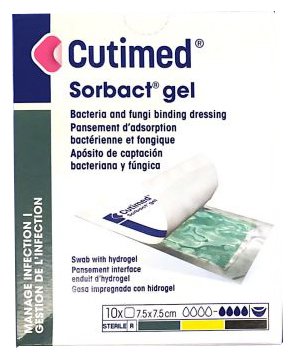 CUTIMED Sorbact Gel 7,5x7,5x10