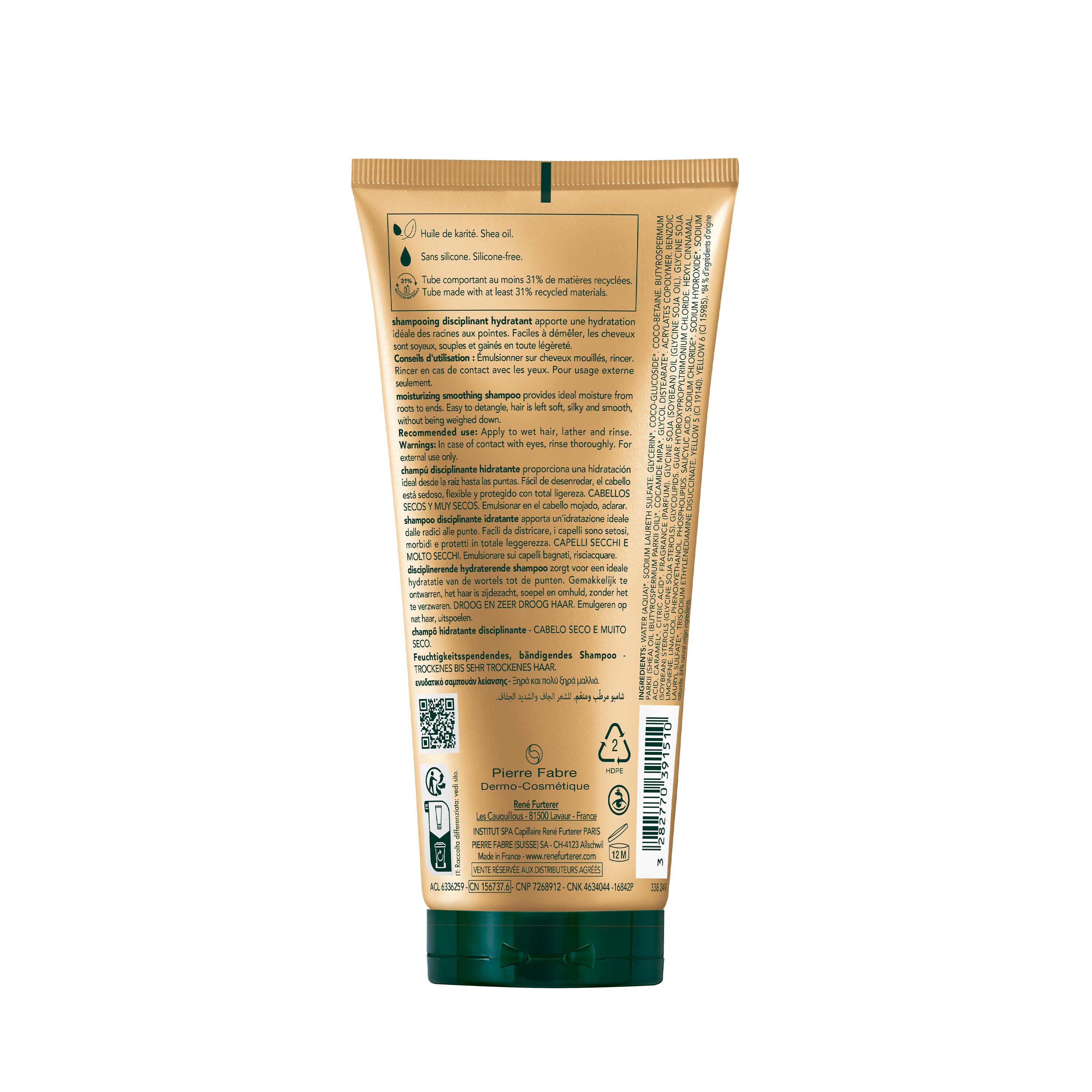 René Furterer Sublime Karité - Shampoo Disciplinante Idratante 200 ml
