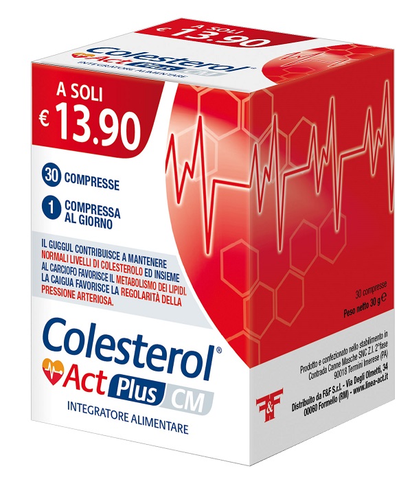 COLESTEROL ACT PLUS CM 30CPR