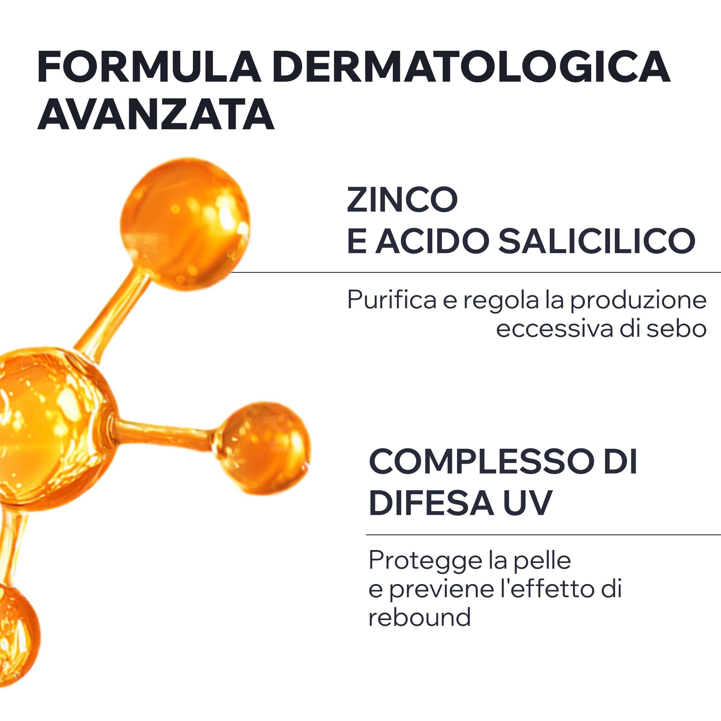 Uriage Hyseac - 3-REGUL+ Trattamento Globale SPF50+ Per Anti-Imperfezioni, Pelle Grassa E Acne 50 ml