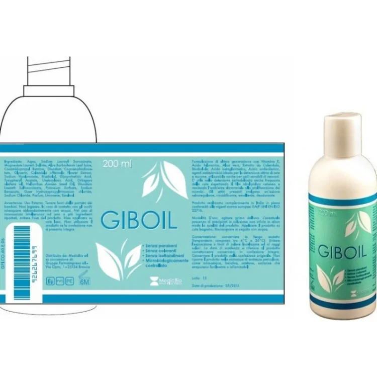 Giboil Olio Detergente Attivo Cute E Mucose 200 ml