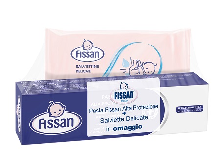 Fissan Pasta Alta Protezione + Salviettine Delicate 100 ml + 15 Pezzi