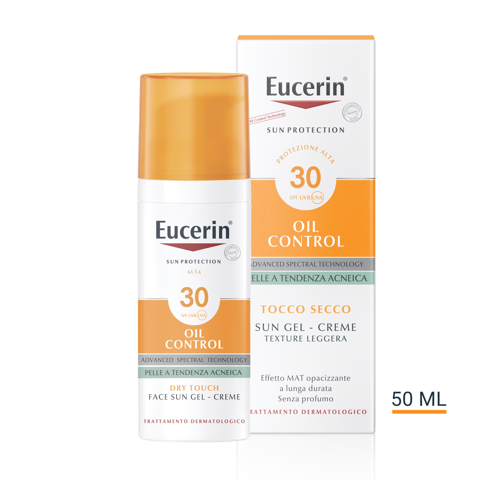 Eucerin Sun Oil Control Protezione Solare Viso SPF30 50mL