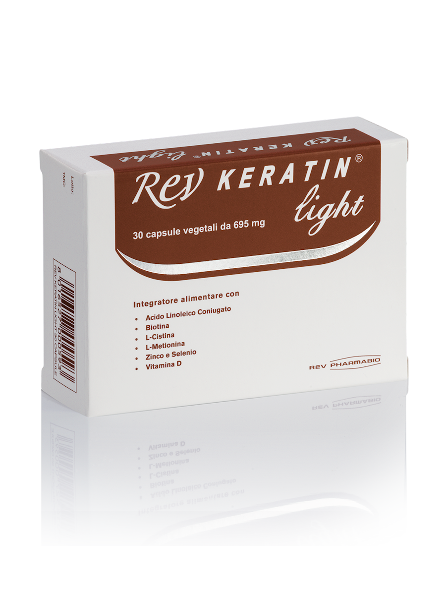 Rev Keratin Light Integratore Benessere Unghie e Capelli 30 Capsule
