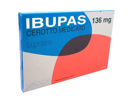 Ibupas -  cerotti medicati con Ibuprofene - 136 mg
