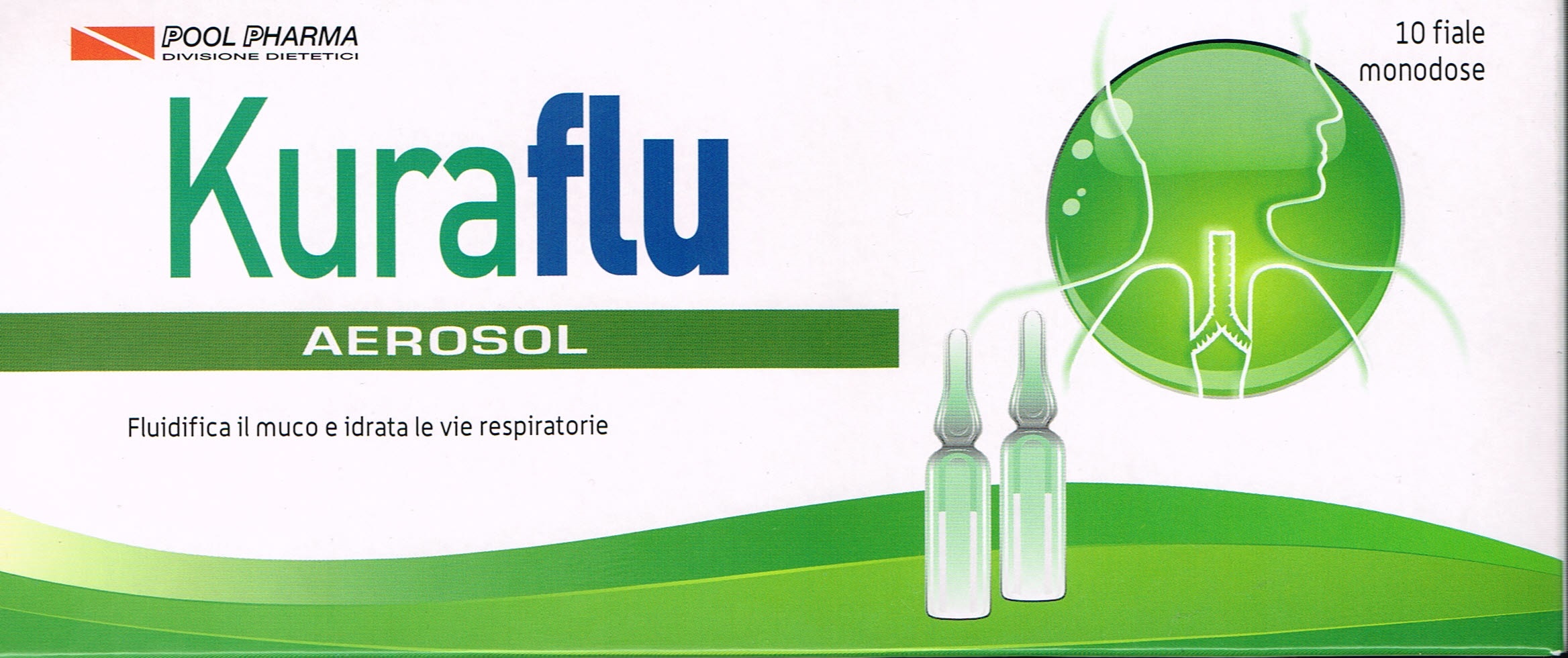 Kuraflu aerosol 10 fiale monodose