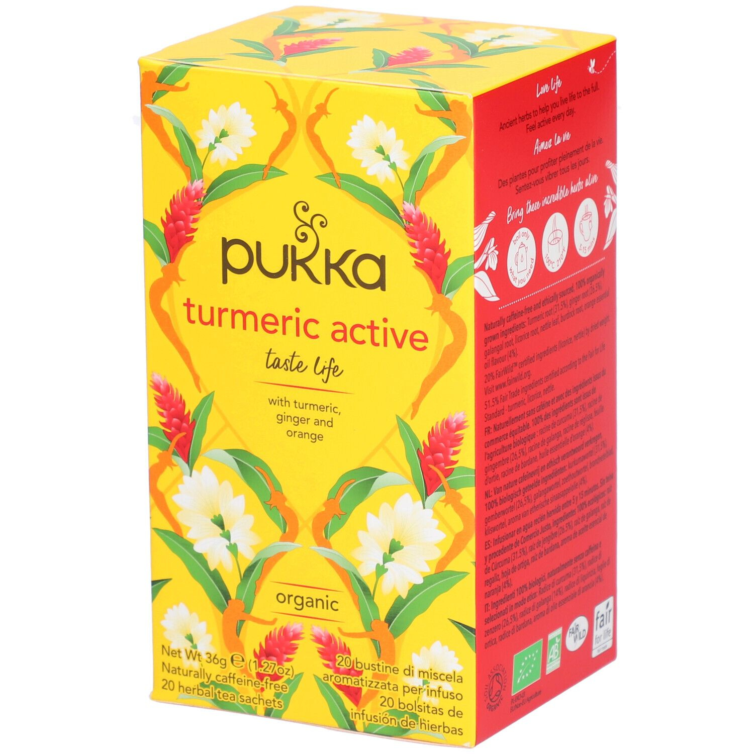 PUKKA TURMERIC ACTIVE 36G